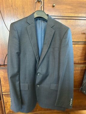 Brooks Brothers Men’s Dark Pinstripe Suit